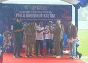 Dorong Pembinaan Sepak Bola, Dispora Kaltim Resmikan Turnamen Sepak Bola Piala Gubernur Kaltim