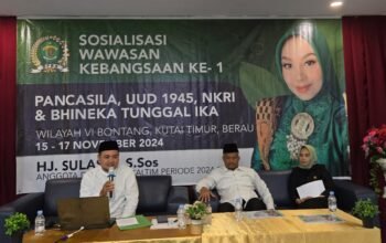 Anggota DPRD Kaltim Hj Sulasih S.sos Gelar Sosbang, Tetap Menjaga Nilai Luhur Pancasila Dan UUD 1945