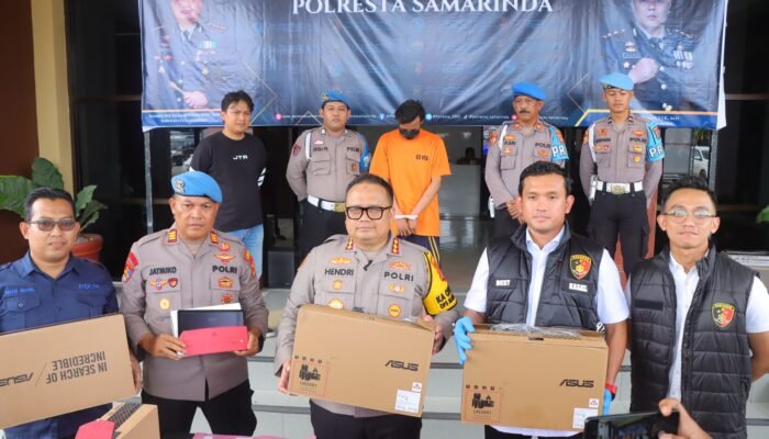 Seorang Wakar Diamankan Polisi Karena Mencuri  Laptop dan Tab Milik Bawaslu Kota Samarinda