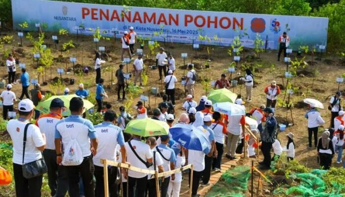 Otorita IKN Sebut Tanam Pohon Kebiasaan Baru Di IKN Menuju Kota Hutan