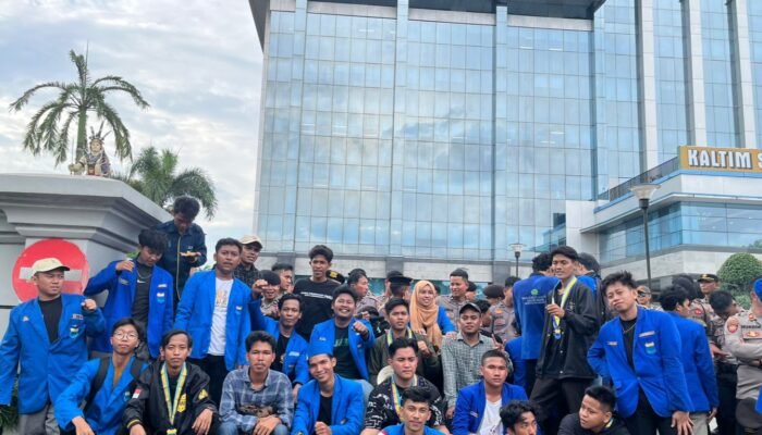 PMII Kaltim Geruduk Kantor Gubernur: Pemprov Kaltim Bungkam Soal Utang Rp280 Miliar!