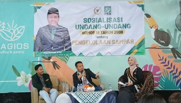 DPR RI | Syafruddin Gelar Sosialisasi Undang-undang Nomor 18 Tahun 2008 Tentang Pengelolaan Sampah