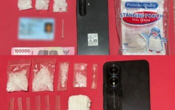 Ungkap Jaringan Narkoba di Karang Ambun, Polres Berau Amankan Tiga Pelaku dan Sabu Lebih 50 Gram
