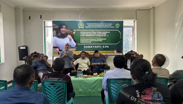 Damayanti Gelar Sosialisasi Perda ke-1, Tentang Pendidikan Pancasila dan wawasan kebangsaan
