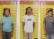 Sempat Buang 4 Paket Narkotika Jenis Sabu, Tiga Pelaku Penyalahgunaan Sabu Diamankan Polsek Samboja