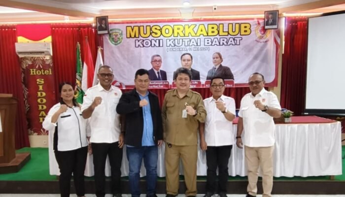 Alsiyus Resmi Terpilih Secara Aklamasi Sebagai Ketua Umum KONI Kutai Barat 2025-2029
